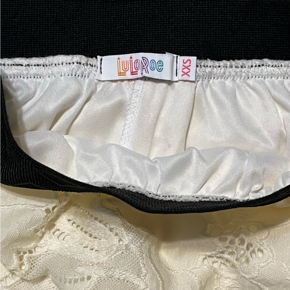 Lularoe White Lace Maxi Skirt - Picture 4 of 4